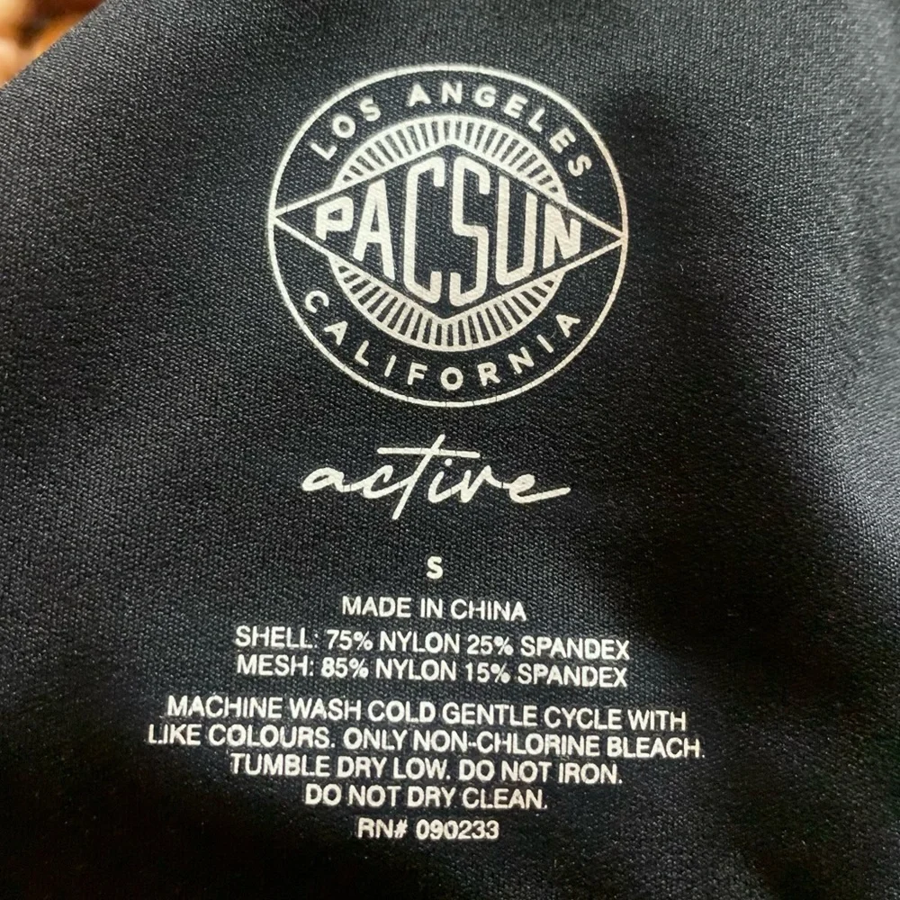 Pacsun Active Black One Strap Sports Bra - Picture 4 of 4